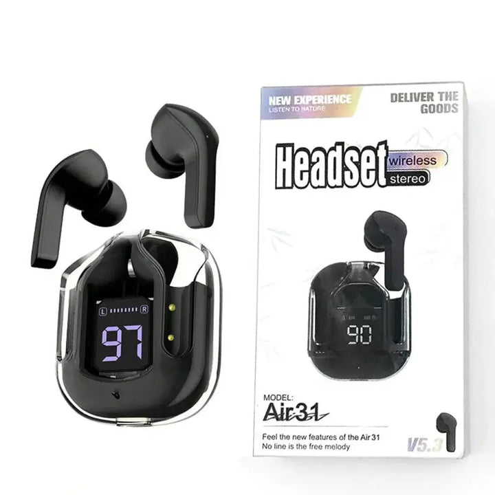 Air 31 TWS Transparent Earbuds My Store