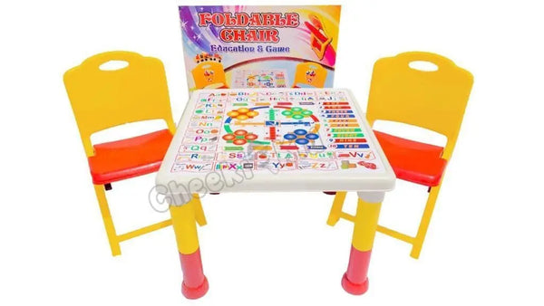 KIDS FOLDABLE TABLE CHAIR SET RM OFFICIAL STORE