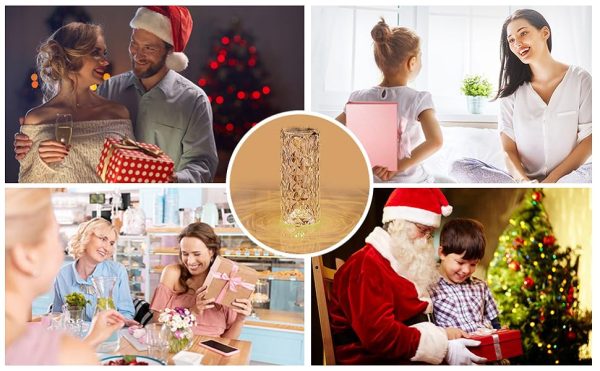 Bedside Acrylic Usb Rechargeable Table Lamp – With Remote My Store